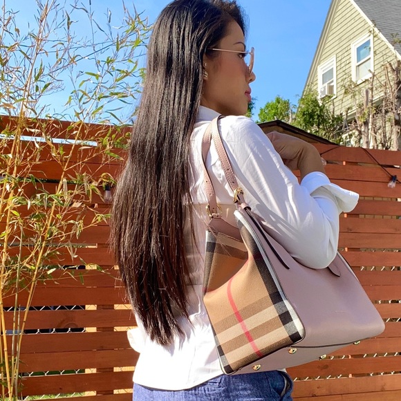 Burberry pink house check durby Canterbury tote - Picture 15 of 15